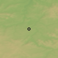 Shaded relief of the 50 km around Ludwigsburg, drawn from the GMTED2010 grid