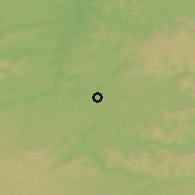 Shaded relief of the 50 km around Marbach, drawn from the GMTED2010 grid