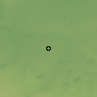 Shaded relief of the 49 km around Markranstädt, drawn from the GMTED2010 grid