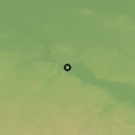 Shaded relief of the 49 km around Meißen, drawn from the GMTED2010 grid