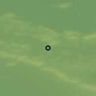 Shaded relief of the 49 km around Melle, drawn from the GMTED2010 grid