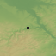 Shaded relief of the 49 km around Bad Neuenahr-Ahrweiler, drawn from the GMTED2010 grid