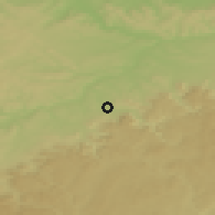 Shaded relief of the 50 km around Metzingen, drawn from the GMTED2010 grid