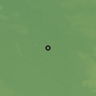 Shaded relief of the 49 km around Moers, drawn from the GMTED2010 grid