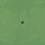 Shaded relief of the 48 km around Mölln, drawn from the GMTED2010 grid