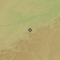 Shaded relief of the 50 km around Mössingen, drawn from the GMTED2010 grid