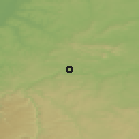 Shaded relief of the 50 km around Mühlacker, drawn from the GMTED2010 grid