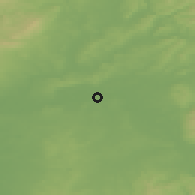 Shaded relief of the 50 km around Mühlheim, drawn from the GMTED2010 grid