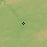 Shaded relief of the 50 km around Neckarsulm, drawn from the GMTED2010 grid