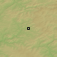 Shaded relief of the 49 km around Netphen, drawn from the GMTED2010 grid