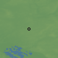 Shaded relief of the 48 km around Ahrensburg, drawn from the GMTED2010 grid