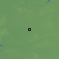 Shaded relief of the 48 km around Neumünster, drawn from the GMTED2010 grid