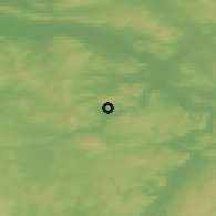 Shaded relief of the 49 km around Bad Pyrmont, drawn from the GMTED2010 grid