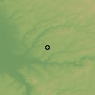 Shaded relief of the 49 km around Neunkirchen-Seelscheid, drawn from the GMTED2010 grid