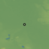 Shaded relief of the 49 km around Neuss, drawn from the GMTED2010 grid
