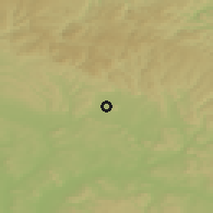 Shaded relief of the 49 km around Neustadt, drawn from the GMTED2010 grid