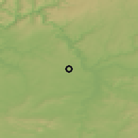 Shaded relief of the 50 km around Bad Rappenau, drawn from the GMTED2010 grid