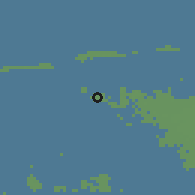 Shaded relief of the 48 km around Norden, drawn from the GMTED2010 grid