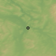 Shaded relief of the 49 km around Northeim, drawn from the GMTED2010 grid