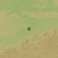 Shaded relief of the 50 km around Nürtingen, drawn from the GMTED2010 grid