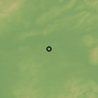 Shaded relief of the 50 km around Obertshausen, drawn from the GMTED2010 grid