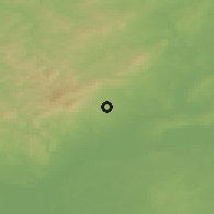 Shaded relief of the 49 km around Oberursel, drawn from the GMTED2010 grid
