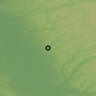Shaded relief of the 49 km around Odenthal, drawn from the GMTED2010 grid