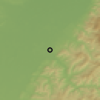 Shaded relief of the 50 km around Offenburg, drawn from the GMTED2010 grid