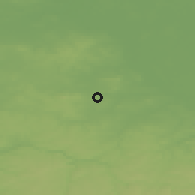 Shaded relief of the 49 km around Oschatz, drawn from the GMTED2010 grid