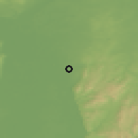 Shaded relief of the 50 km around Pfungstadt, drawn from the GMTED2010 grid