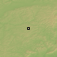 Shaded relief of the 50 km around Pirmasens, drawn from the GMTED2010 grid