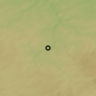Shaded relief of the 49 km around Plauen, drawn from the GMTED2010 grid
