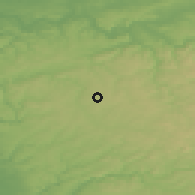Shaded relief of the 49 km around Radevormwald, drawn from the GMTED2010 grid