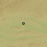 Shaded relief of the 50 km around Radolfzell, drawn from the GMTED2010 grid