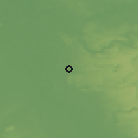 Shaded relief of the 49 km around Ratingen, drawn from the GMTED2010 grid