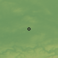 Shaded relief of the 49 km around Recklinghausen, drawn from the GMTED2010 grid