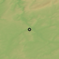 Shaded relief of the 50 km around Rehlingen-Siersburg, drawn from the GMTED2010 grid