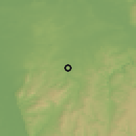 Shaded relief of the 50 km around Reinheim, drawn from the GMTED2010 grid