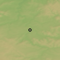 Shaded relief of the 50 km around Remseck, drawn from the GMTED2010 grid