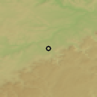 Shaded relief of the 50 km around Reutlingen, drawn from the GMTED2010 grid