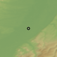 Shaded relief of the 50 km around Rheinstetten, drawn from the GMTED2010 grid