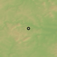 Shaded relief of the 49 km around Bad Wildungen, drawn from the GMTED2010 grid