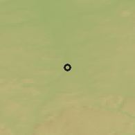 Shaded relief of the 50 km around Roth, drawn from the GMTED2010 grid