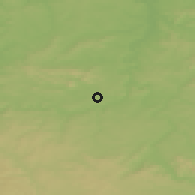 Shaded relief of the 50 km around Sachsenheim, drawn from the GMTED2010 grid
