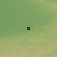 Shaded relief of the 49 km around Salzkotten, drawn from the GMTED2010 grid