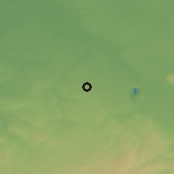 Shaded relief of the 49 km around Baesweiler, drawn from the GMTED2010 grid