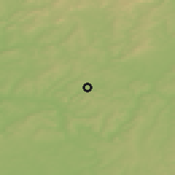 Shaded relief of the 50 km around Sankt Ingbert, drawn from the GMTED2010 grid