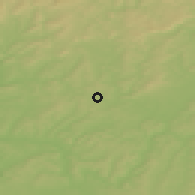 Shaded relief of the 50 km around Schiffweiler, drawn from the GMTED2010 grid