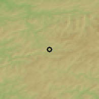 Shaded relief of the 49 km around Schmallenberg, drawn from the GMTED2010 grid