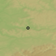 Shaded relief of the 50 km around Schorndorf, drawn from the GMTED2010 grid